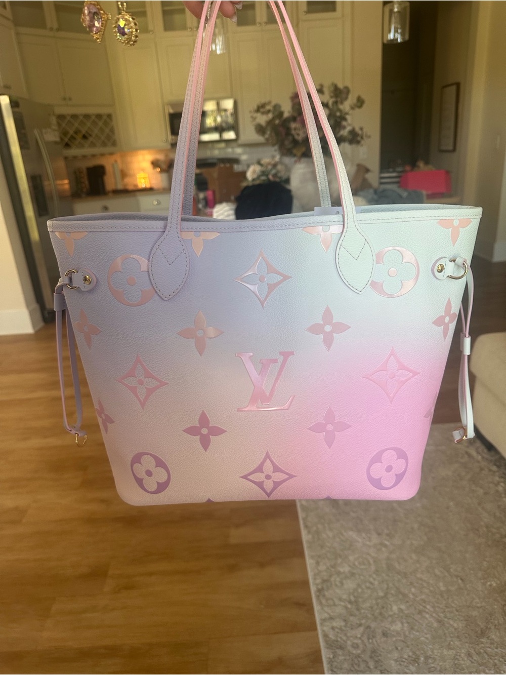 Louis Vuitton Spring in the City Sunrise Pastel Neverfull